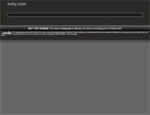 Tablet Screenshot of enty.com